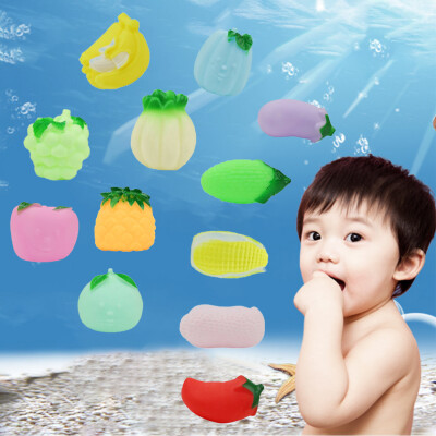 

YIWULABaby Kids Bath Toys Swimming Wash Play Colorful Fruits Funny Toys
