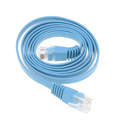 

High Quality 25m8202ft Blue High Speed Cat6 Ethernet Flat Cable RJ45 Computer LAN Internet Network Cord