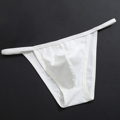 

Men Sexy G-strings Thongs Underwear Solid Bikini Lingerie Low Rise Panties Sissy