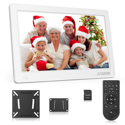 

Andoer 156 Inch Digital Photo Picture Frame FHD 19201080 IPS Screen Support CalendarClockMP3Photos1080P Video Player with 75
