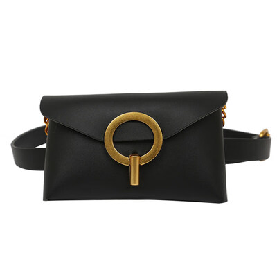 

Snakeskin Print Circle Buckle Women Crossbody Shoulder Bag Waist Fanny Pack