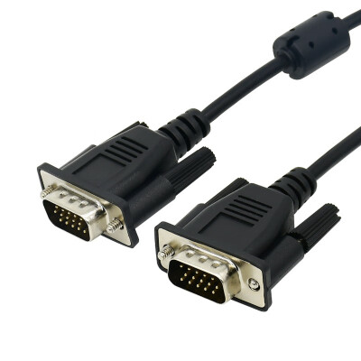 

CUBIC engineering grade HD dual magnetic ring VGA cable 3 6 core pin hole computer projector display video line