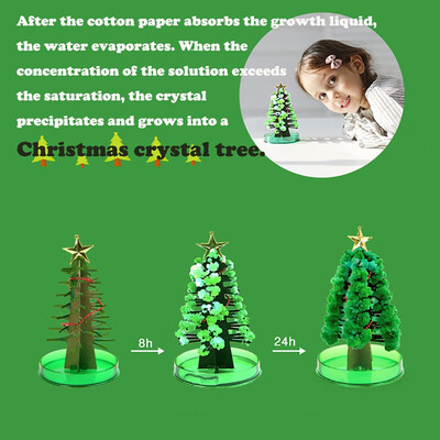 

〖Follure〗Paper Tree Flowering Toy Creative Colorful Magic Paper Crafts Xmas Gift