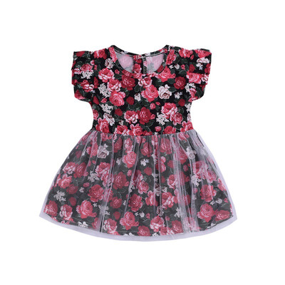 

Summer Dresses For Girl Cute Mesh Floral Baby Girl Dress Princess Kids Party Dresses Baby Girls Clothes 2019