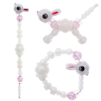 

Luminous Magical Pets Bracelets Transforms Magically from Bracelet to Pet Colorful Jewel-Like Beads Bracelet