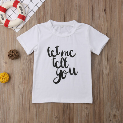 

Brand New Family Matching Sister Brother Newborn Toddler Kids Baby Boy Girl Cotton Letter Top T-shirt Bodysuit Outfit Clothes