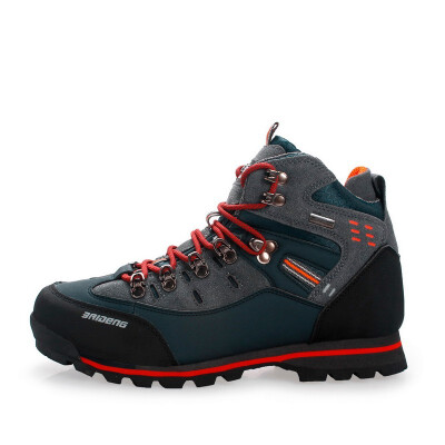 

Autumn&Winter Mens Outdoor Shoes Mountaineering Shoes Waterproof Hiking Shoes Leather Skid-proof Sports Shoes High-Up Men