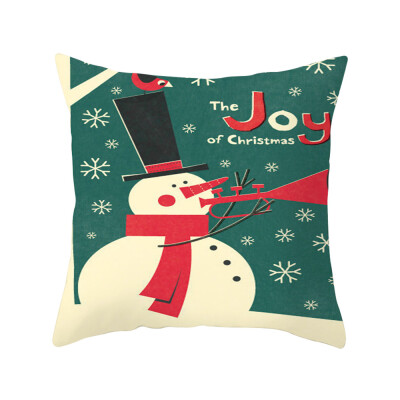 

Tailored Merry Christmas Soft Peach skin Throw Pillow Pillow Cover 45x45cm Home Decor