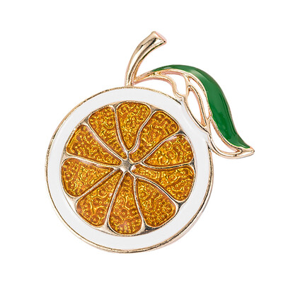 

1 Piece New Lemon & pineapple Brooch Unisex Women Men Brooch Pin Cute Fruit Brooches Fashion Jewelry Dress Coat Gift