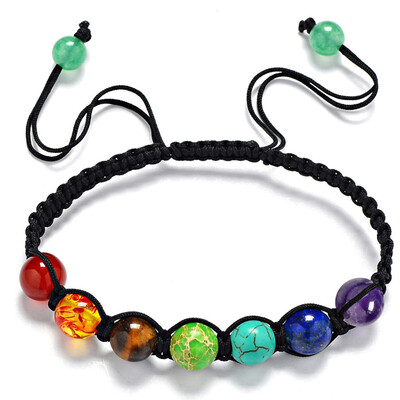 

Shaved Strap Bracelet 1Pc With Beads Beads Healing Stone Treatment Stone Prayer Bead Bracelet