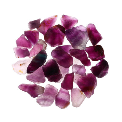 

Natural Purple Fluorite Decoration Crystal Original Stone DIY Jewelry Raw Materials Crystal Ore For Necklace Bracelet