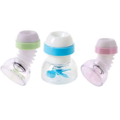 

360 Degree Home Rotating Water Bubbler Swivel Head Water Saving Faucet Nozzle Tap Adapter Device