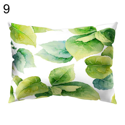 

Modern Flower Print Pillow Case Sofa Waist Throw Cushion Cover Home Decoration