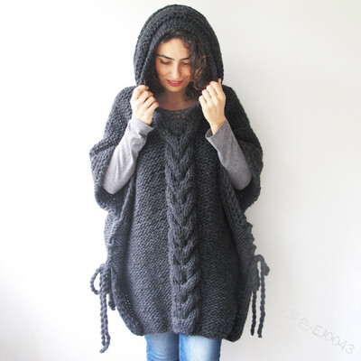 

A wide sweater with no sleeves