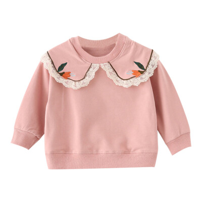 

Autumn Clothes for Baby Girl Clothes Long Sleeve Shirts Lace Design Casual Tops Blouse