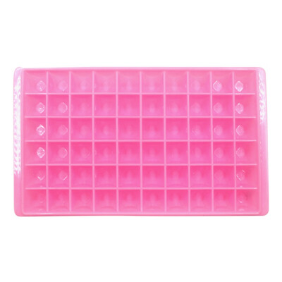 

60 Grids Ice Cube DIY Handmade Diamond Shape Ice Cube Mold Summer Ice Box Kitchen Tool 60 Diamond Shaped Cube Machine