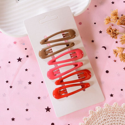 

Baby Gift Girls Hair Accessories For Girls 6Pcs Girls Hair Clips Colorful Hair Pin Children Hairpin Princess Hair Accessories