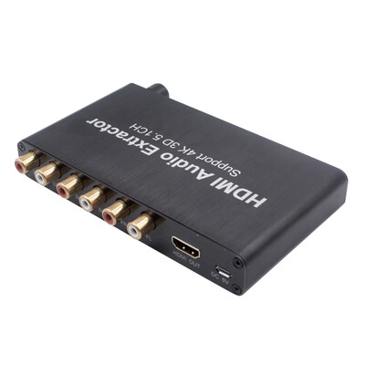 

HD 51 Audio Extractor Decode Coaxial to RCA AC3DST to 51 Analog Converter Support 4K 3D DVD Player