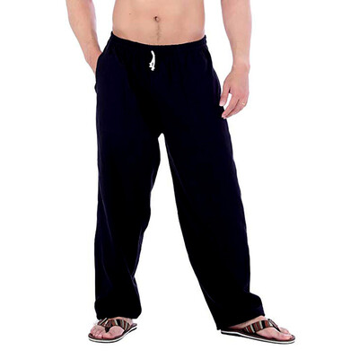 

Gobestart Men Pure Color Overalls Casual Pocket Sport Work Casual Trouser Pants