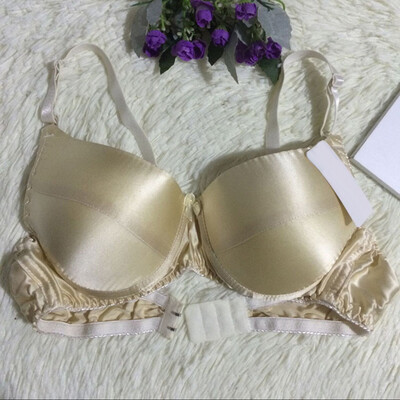 

Women Bra Underwear Silk Padded Soft Plus Size Sexy Breathable Comfortable