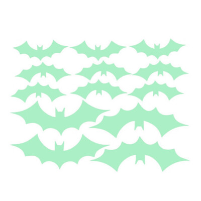 

Creative Fluorescent Cartoon Bats Wall Stickers Glow Dark Luminous Paste Ceiling Living Room Bedroom Home Decoration