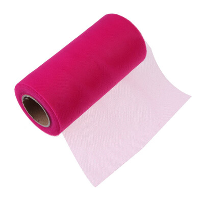 

25YardsLot 6inch Colorful Tissue Tulle Paper Wedding Decoration Roll Spool Craft Birthday Holiday Decor new