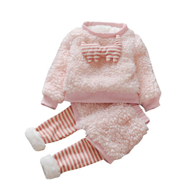 

Infant Girl Clothes Set Princess Long Sleeve Kids Clothes T-ShirtPants Fashionable Party Newborn Clothing Set Winter