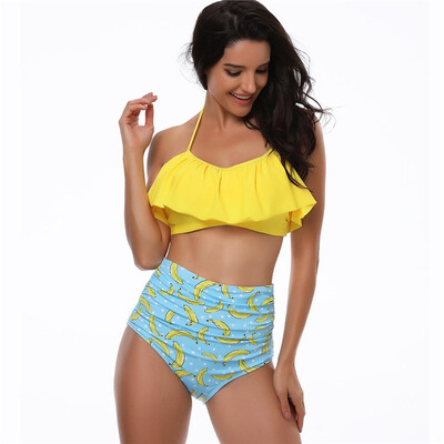 

NeillieN high waist split swimsuit sexy bikini in Europe&America hot swimsuit