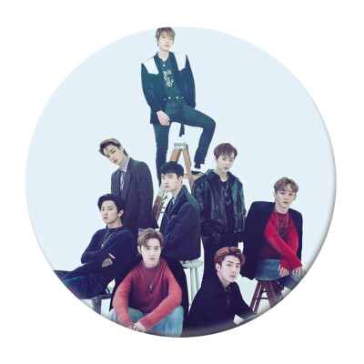 

KPOP EXO 5th Album LOVE SHOT Brooch Button Badge Accessories For Clothes Hat Backpack Decoration