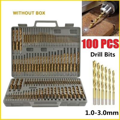 

50pcs100pcs HSS Twist Drill 1152253mm Woodworking High Speed Steel Drill Bit Set