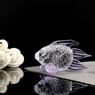 

Toponeto Crystal Goldfish Wedding Decor Paperweight Figurine Gift Crafts Home Decor