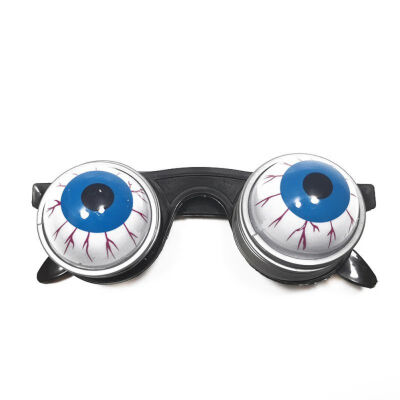 

Fashion Funny Halloween Scary Glasses Halloween April Fools Day Terrorist Springs Eye Glasses Props Cosplay Costume Ornament