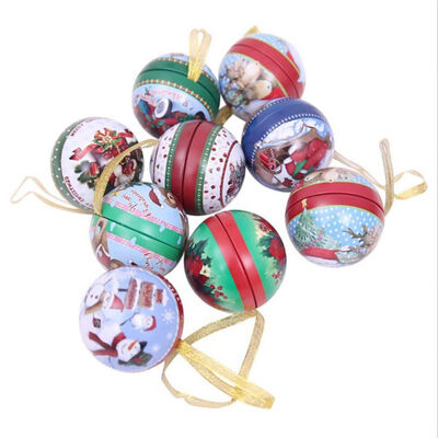 

Christmas Decorations Christmas Balls Candy Cans Christmas Gifts Christmas Tree Pendant Gifts Color Random