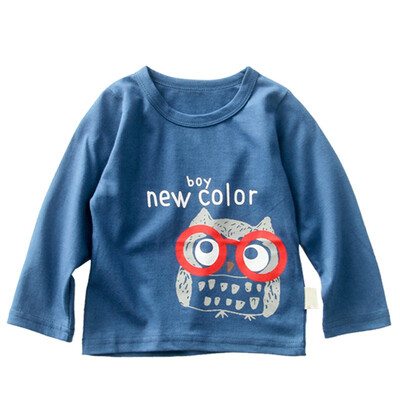 

2018 Cartoon Autumn Shirts Boy Girls Kids Clothing Children T-shirts for Boy Cotton Long Sleeve T Shirts Tops 1-7 Years