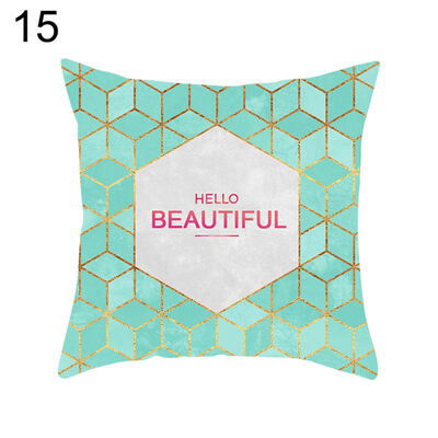 

Mint Green Series Pillow Case Sofa Waist Throw Cushion Cover Home Office Decor