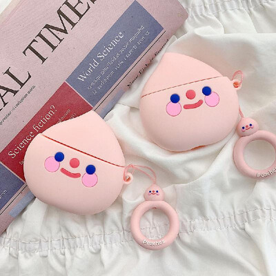 

Portable Cute Cartoon 3D Fruit Series Carrot Clamshell-Type Earphone Sleeve For 12 Generation Rechargeable Airpods