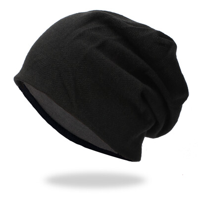 

Unisex 100 Cotton Knit Knitted Hat Skullcap Cap Beanie Winter Warm Comfortable