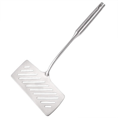 

Stainless Steel Fish Shovel Thickened Polished Fan Shovel Stainless Steel Fried Oblique Shovel Kitchen Tool Utensils Kitchen