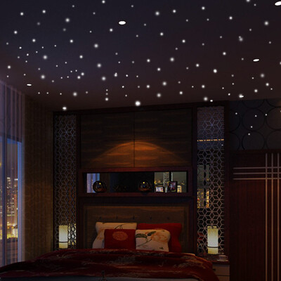 

Gobestart Glow In The Dark Star Wall Stickers 407Pcs Round Dot Luminous Kids Room Decor