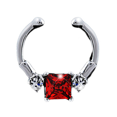 

Women Heart Without Hole Piercing Jewelry Nose Rings Nose Studs Body Piercing