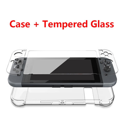

Yoteen Dockable Crystal Case Protective Cover Case for Nintendo Switch NS Cases Cover Ultra Thin PC Transparent Bag