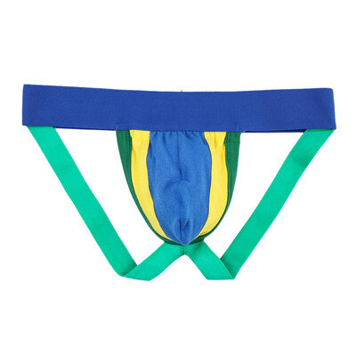 

Patchwork Cotton G-String Mid Rise Comfortable Breathable Mens Thong