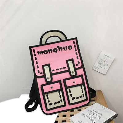 

Tailored New Large-capacity Campus Personality Student Backpack Comics