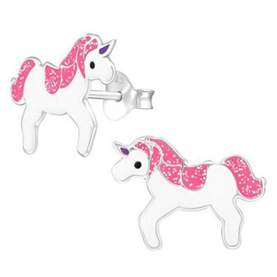 

1Pair Jewelry Earrings For Women Unicorn Stud Earrings Female Personality Creative Unicorn Earrings Jewelry