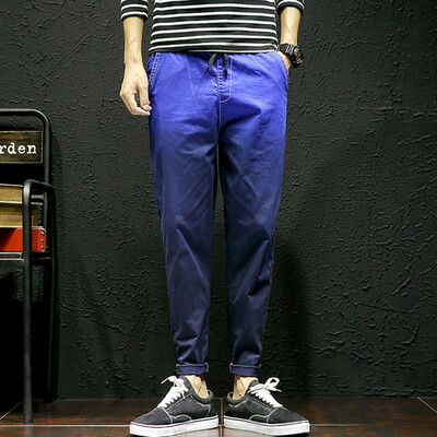 

Gobestart Summer Mens Large Size Fashion Pants Linen Gradient Color Casual Long Pants