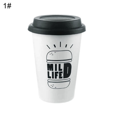 

500ml Stainless Steel Reusable Home Office Coffee Cup Tea Mug Container with Lid