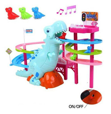

Gobestart Musical Dinosaur LED Race Toy Adventure Puzzle Toy Birthday Gift Christmas Gifts