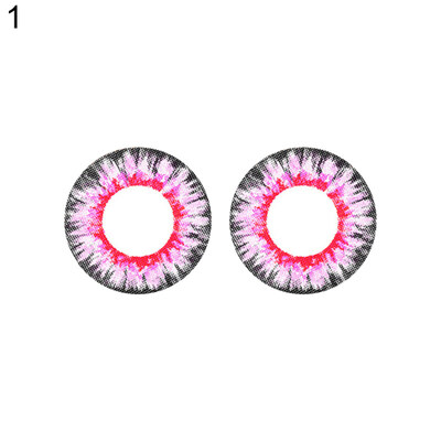 

Colorful Contact Lenses 0 Degree Soft Round Eyes Makeup Halloween Party Cosplay