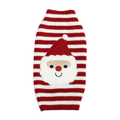 

Newest Design Striped Dog Clothes Christmas Sweater Clothes For Dogs Puppy Christmas Clothes