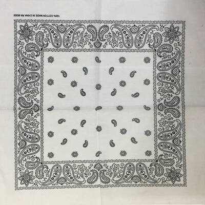 

Fashion Headwear Nuts Pattern Hip Hop Squares Scarf Head Wrap Neck Scarf Wristband